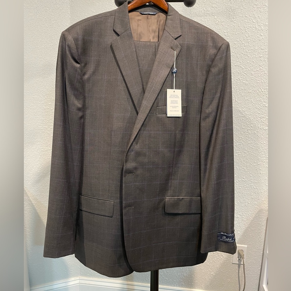 Men’s Ralph Lauren Suit 52 Long NWT